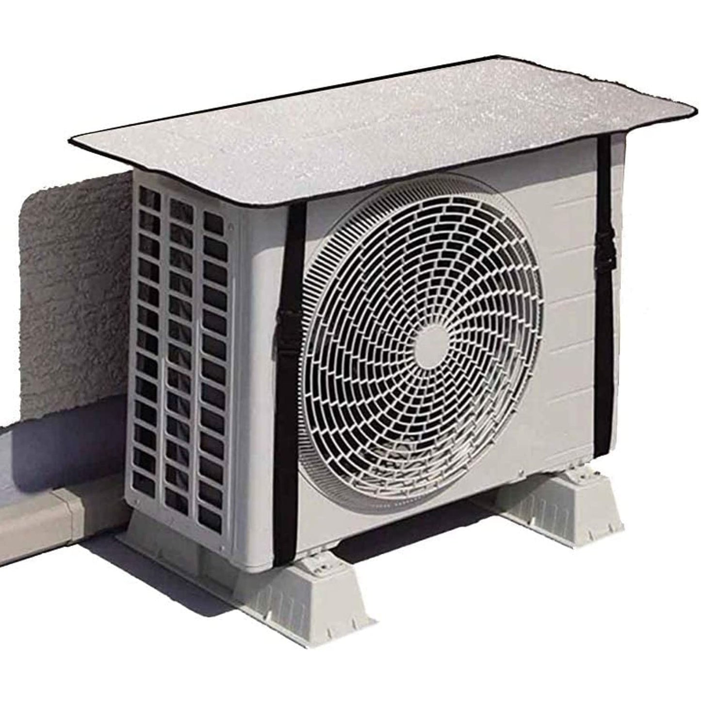 Ac Outdoor Unit Protector Heat Insulation Sunlight Shade Protector from Dust With Adjustable Buckle Rain Cover Air Conditioner Cover (35 inches)