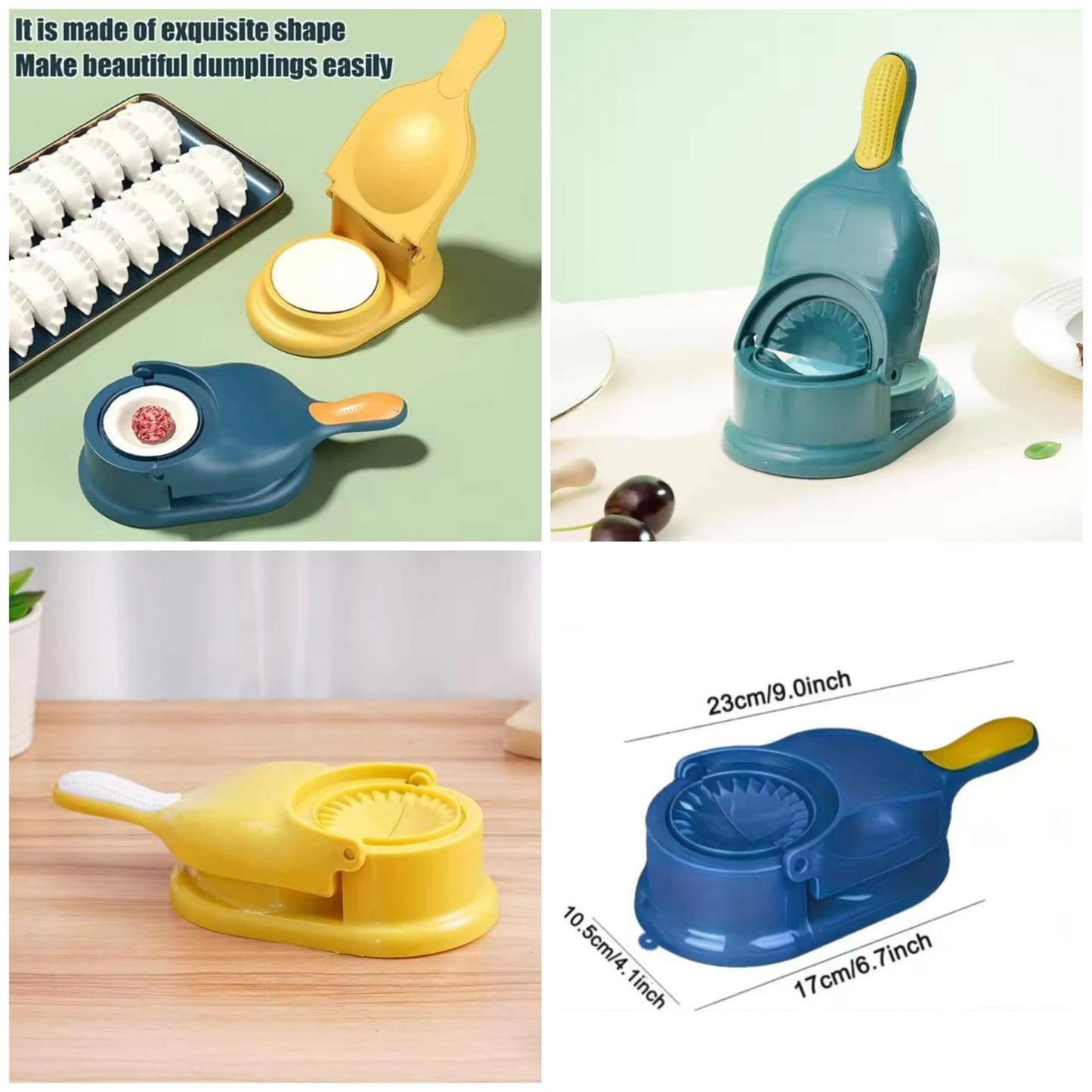 2 In 1 Dumpling Maker | Samosa Maker Without Box (Random Color) | Best Quality Samosa Maker