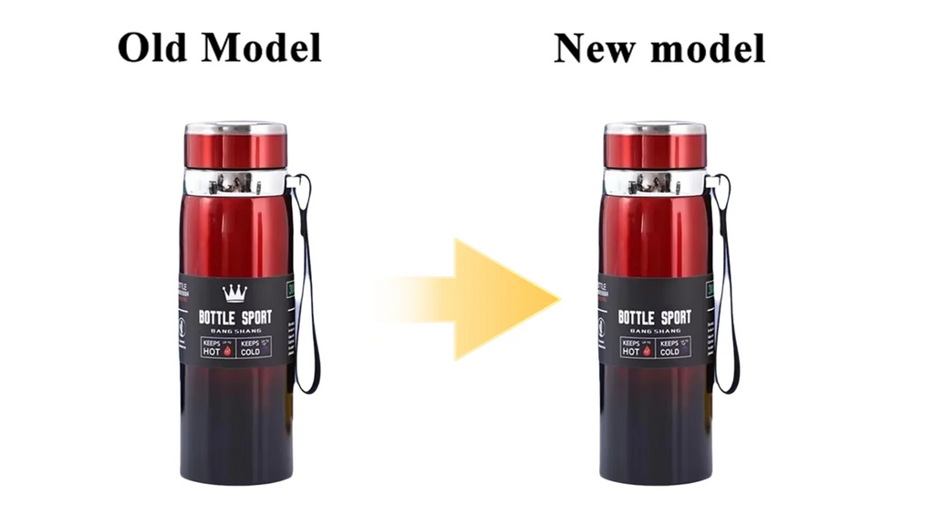 1000ml Thermal Water Bottle Thermos Vacuum Flask Double Stainless Steel Coffee Tea Insulated Cup Leakage-proof for Office